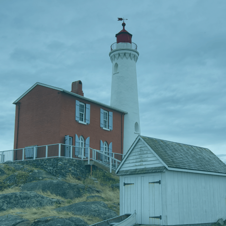 Fisgard Lighthouse in Colwood, British Columbia